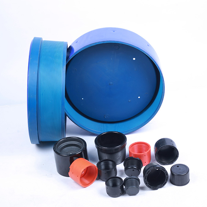 Steel plastic thread protector